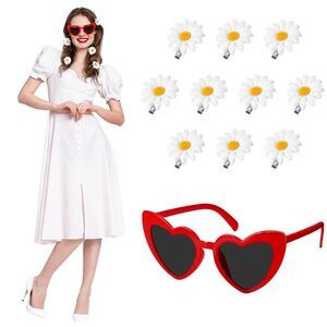 3969 11 Pcs Halloween Retro Music Look Accessoriess For Include